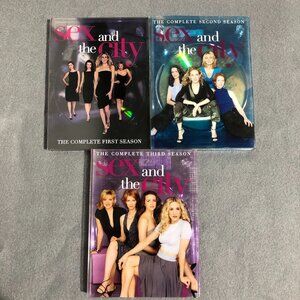 Lot of SEX AND THE CITY TV SHOW DVD Seasons 1,2,3 Lot of 3